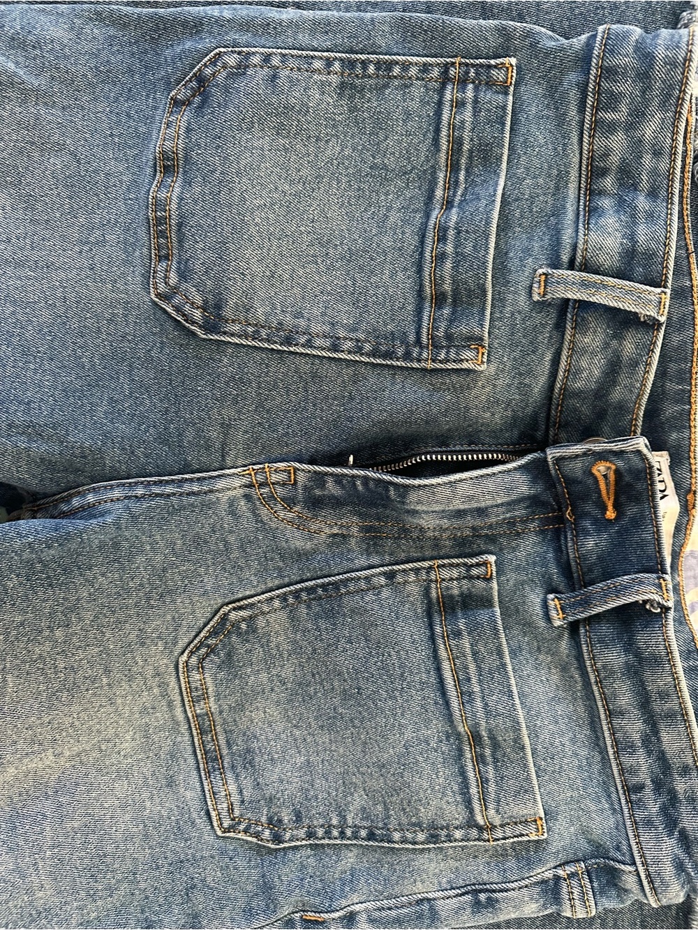 Zara High Rise Women's Blue Denim Jeans - Picture 2 of 5